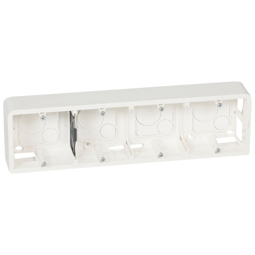[PTG018.00556] LEGRAND 080284, Doză montaj aparent Mosaic, 10 module sau 4×2 module orizontale, Adâncime 40 mm