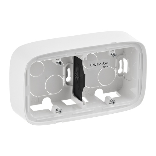 [PTG018.00574] LEGRAND 755552, Doză montaj aparent Valena Allure, 2 posturi, 166×95.5×44.8 mm, Alb