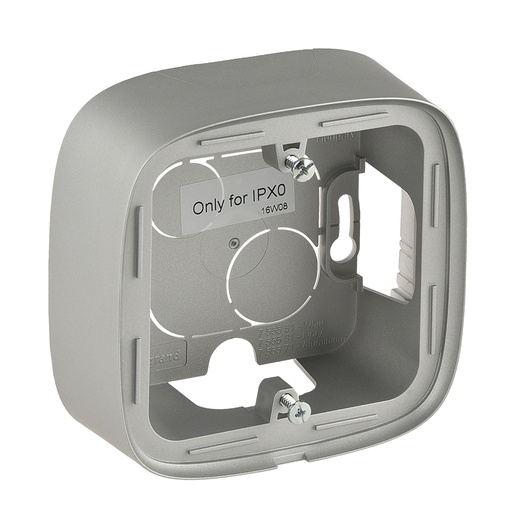 [PTG018.00577] LEGRAND 755571, Valena Allure Surface Box, 1 Gang, 94×94×44.8 mm, Aluminium
