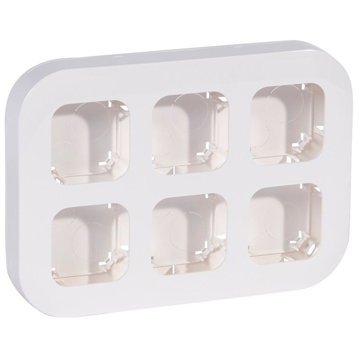 [PTG018.00580] LEGRAND 782496, Forix Unassembled Workstation, 6 Gangs, Horizontal/Vertical Mounting