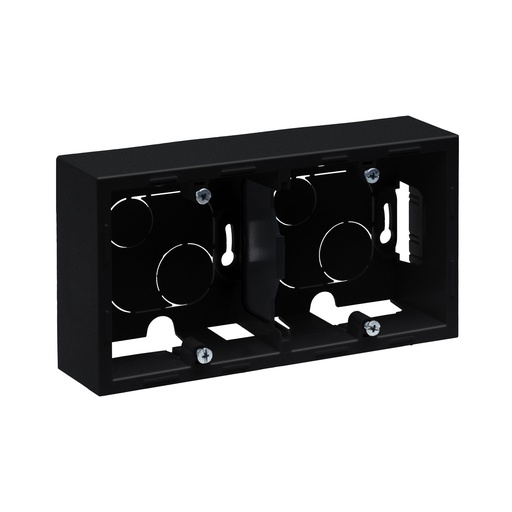 [PTG018.00588] LEGRAND 721495, Doză montaj aparent, 2 posturi, Negru