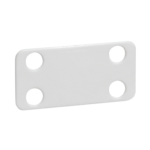 [PTG049.00001] LEGRAND 032085, Identification Plate, Colourless, 40 x 22 mm, for Cable Ties up to 4.6 mm Wide