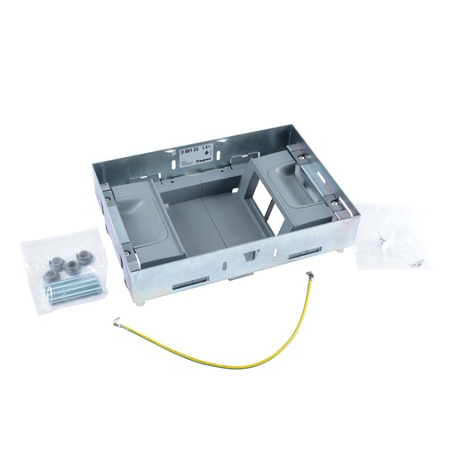 [PTG011.00087] Legrand 088123, Doză de pardoseală metalică tip avansat, 8/12 module, Suport aparataj vertical