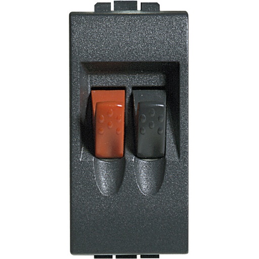 [PTG031.00134] BTICINO L4294, Conector audio-video pentru difuzor Living Light, Antracit, 1 modul