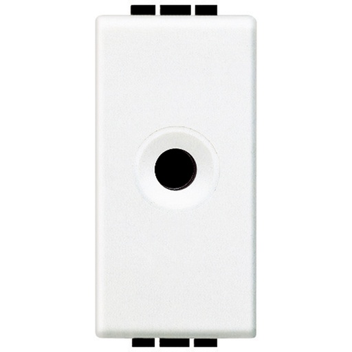 [PTG031.00138] BTICINO N4391, Întrerupător cu mufă Jack Living Light, 2P, 32A, 250V, 1 modul, Alb