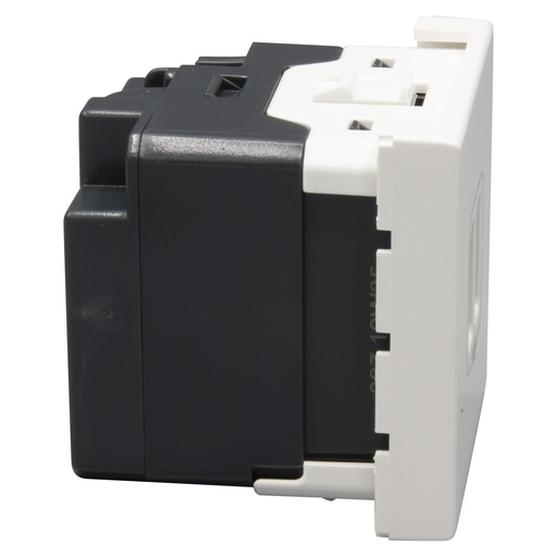 [PTG031.00170] LEGRAND 077594, Priză USB dublă Tip A+A Mosaic, 2 module, 3A, 15W, Alb