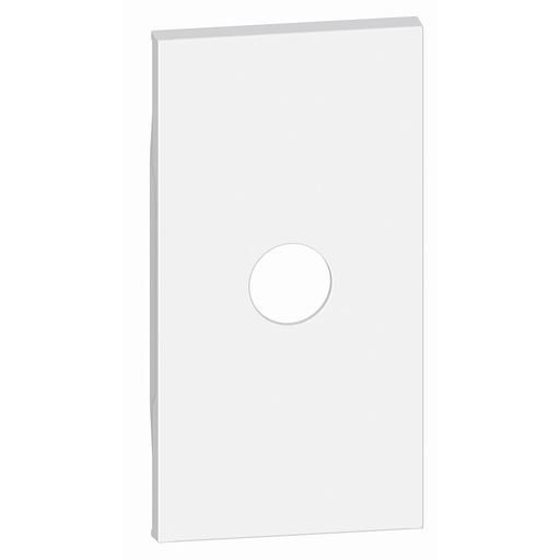 [PTG013.02137] BTICINO KW08M2, TV Socket Cover Living Now, 2 Modules, White