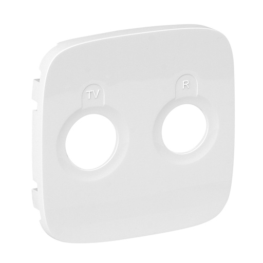 [PTG013.02229] LEGRAND 754785, TV-Radio Socket Cover Valena Allure, White