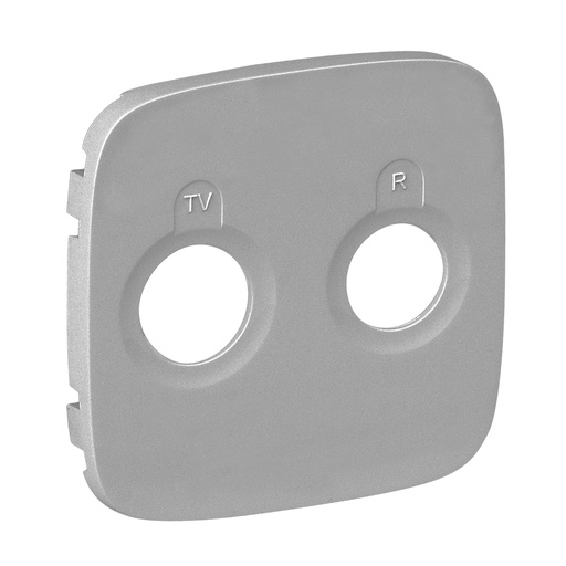 [PTG013.02231] LEGRAND 754787, TV-Radio Socket Cover Valena Allure, Aluminium