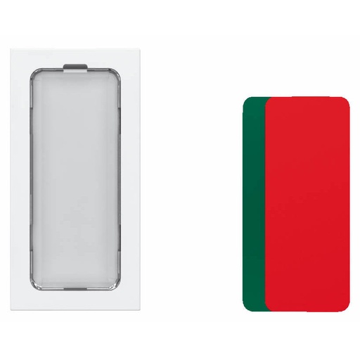 [PTG032.00675] LEGRAND 078501, Mosaic Signal Lamp, 4 Coloured Labels, Single Indicator 230 V, Antimicrobial