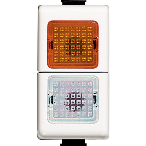 [PTG032.00694] BTICINO AM5062B, Matix, Lamp Holder Orange/Transparent