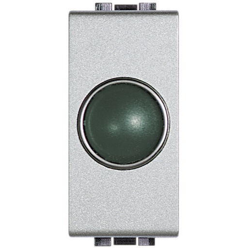 [PTG032.00710] BTICINO NT4371V, Martor luminos living light, Difuzor Verde, Tech, 1 modul