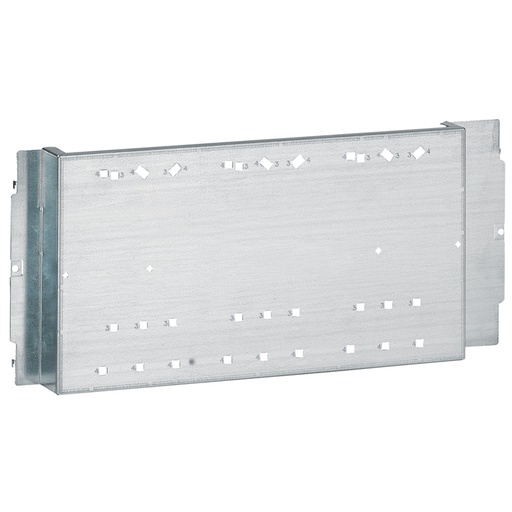 [PTG275.00028] LEGRAND 020622, Mounting Plate XL³ 800/4000, for 1 to 3 DPX 250/630 Fixed + ELCB, Vertical Mounting, 24 Modules