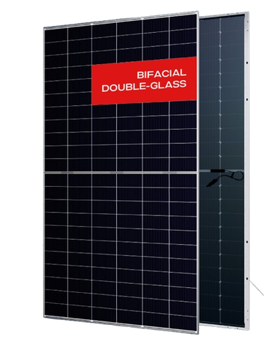 [PTG265.02453] AE SOLAR, Panou solar Meteor AE710CME-132BDS, Tehnologie TOPCon n-Type bifacial, negru, celule half-cut, 710Wp