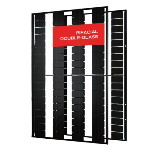 [PTG265.02486] AE SOLAR, Panou solar TerraE AE295CMD-72BD, Tehnologie TOPCon n-Type bifacial, negru, celule half-cut, 295Wp