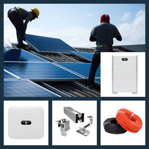 [PTG306.00437] Supply and Installation of Rooftop Residential & Commercial PV Kit 3kW with BESS