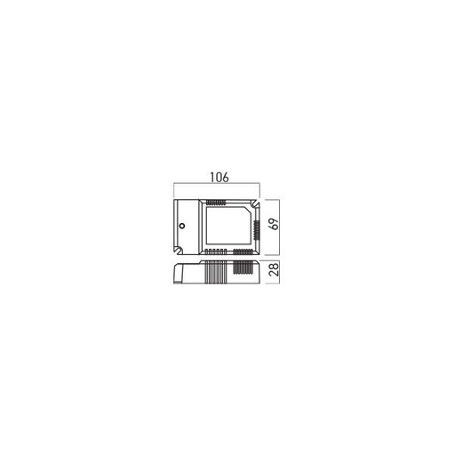 [PTG054.00086] ARELUX LDC550-1050.44D, Driver LED compact DALI reglabil (550-1050 mA)