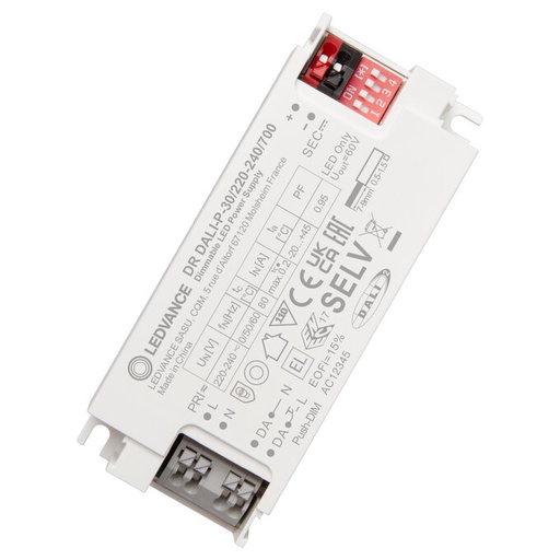 [PTG054.00582] LEDVANCE 4058075845367, LED Driver DALI-P 30W (700mA, 220-240V)