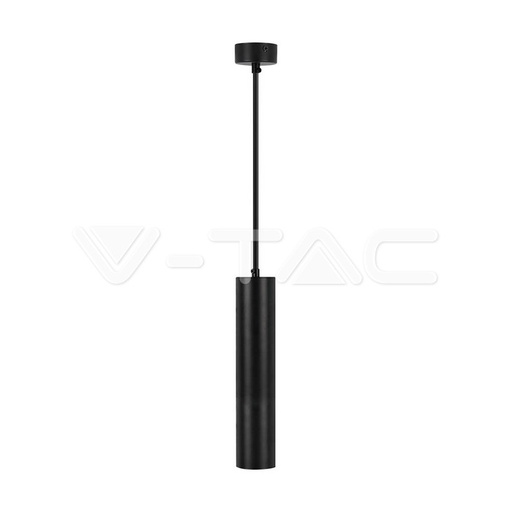 [PTG053.00048] V-TAC 6686, GU10 Pendant Light Black Ø60x300 mm
