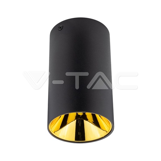 [PTG053.00083] V-TAC 8996, GU10 Holder Round Black Gold
