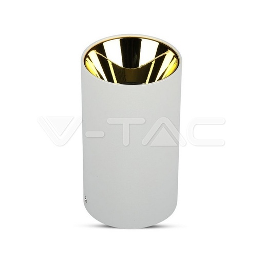 [PTG053.00128] V-TAC 8591, GU10 Holder Round White & Gold