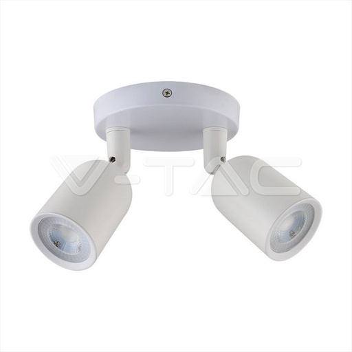 [PTG053.00142] V-TAC 7981, 2x GU10 Wall Holder White