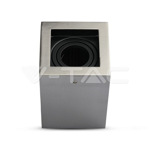 [PTG053.00176] V-TAC 3632, GU10 Housing Square Satin Nickel