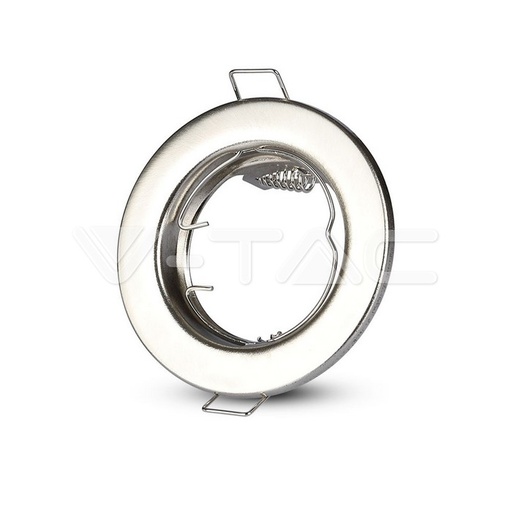 [PTG053.00214] V-TAC 3585, Carcasă GU10 Rotundă Nichel