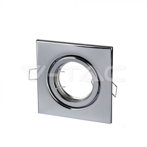 [PTG053.00222] V-TAC 3474, GU10 Housing Square Chrome