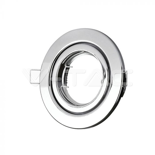 [PTG053.00225] V-TAC 3471, GU10 Housing Round Chrome