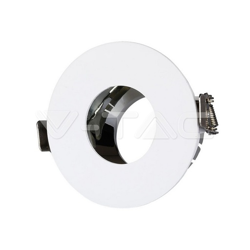 [PTG053.00239] V-TAC 3160, GU10 Frame White Chrome Round