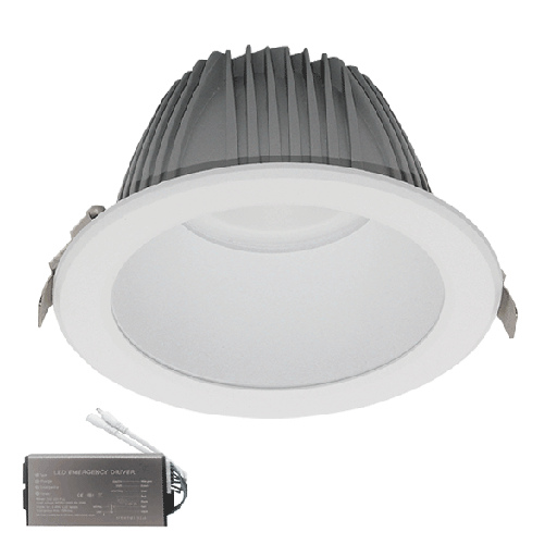 [PTG080.00424] ELMARK 92EL62281365/WHE, EL-6228 RECESSED LED DOWNLIGHT 13W 6500K+EMERGENCY KIT