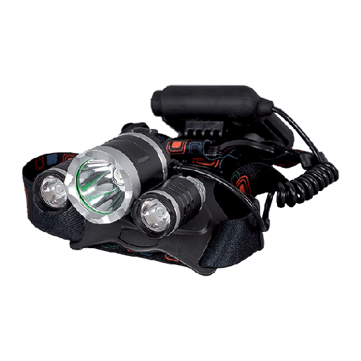 [PTG077.00016] ELMARK 100171, Zoom LED Headlamp E-3396, 1x XML T6 + 2x CREE XPE