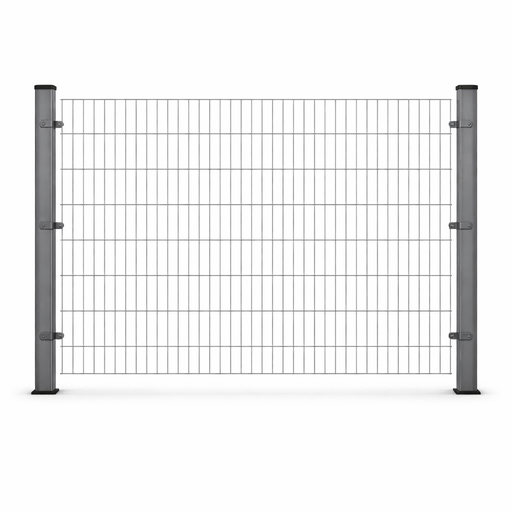 [PTG096.00057] 2D Wire Mesh Fence Panel, Galvanized, PVC Coated, 8/6/8 mm