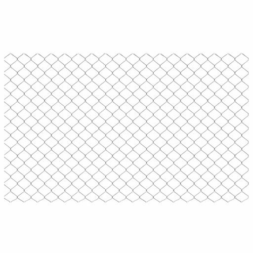 [PTG097.00012] Chain Link Fence, Galvanized, 10m, 2mm, Grey