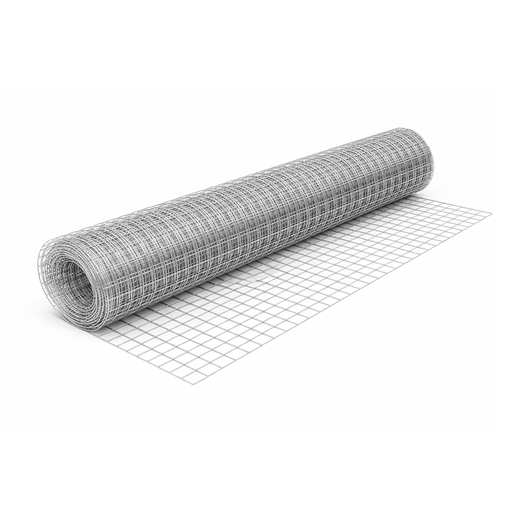 [PTG097.00048] Welded Wire Mesh, Galvanized, Volifort, 25m, 0.9mm, 16x16mm, Grey