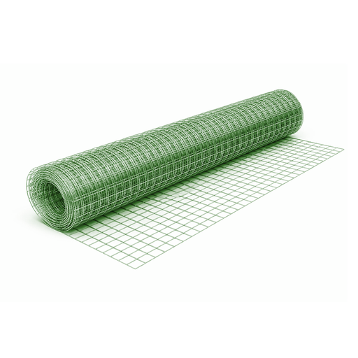 [PTG097.00054] Welded Wire Mesh, Galvanized, PVC Coated, Grunman, 10m, 1.2mm, 13x13mm, Green