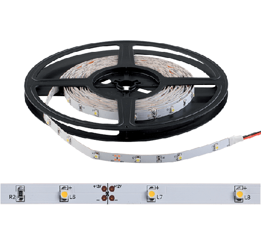 [PTG076.00854] ELMARK 99LED246W, Bandă LED SMD3528 12VDC 2.4W/m 30buc/m ALBASTRU IP20