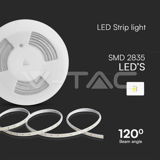 [PTG076.00925] V-TAC 23725, LED Strip Set LED10W 2835 121 Blue 10m/SET 220V