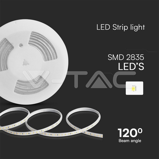 [PTG076.00930] V-TAC 23727, Set benzi LED LED10W 2835 121 3000K 10m/SET 220V