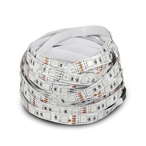 [PTG076.00984] V-TAC 212558, RGB LED Strip Set with Remote Control Light Kit W 12V IP20