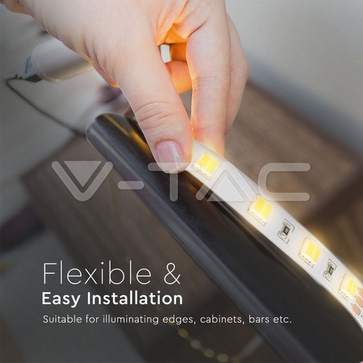 [PTG076.00986] V-TAC 2898, LED Strip SMD2835 120 LED 24V IP65 3 in 1