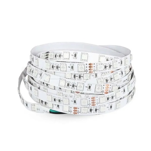 [PTG076.01067] V-TAC 212431, LED Strip SMD5050 60 LEDs 24V 3000K IP20