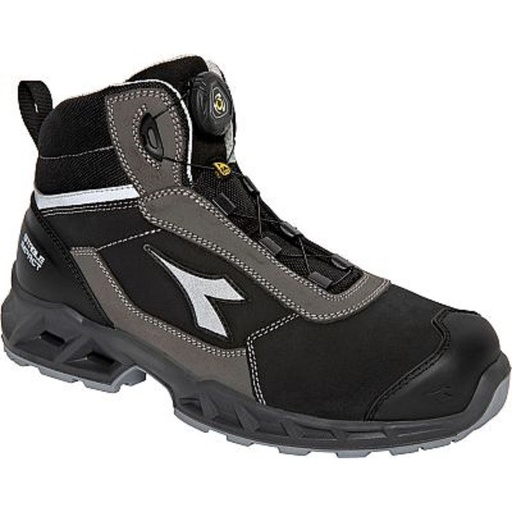 [PTG102.00791] Black Protective Boots, DIADORA SHARK QUICK MID S3S