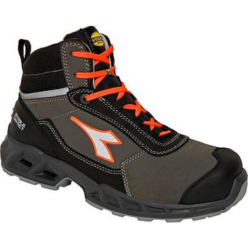 [PTG102.00805] Black Protective Boots, DIADORA SHARK LEATHER MID S3S