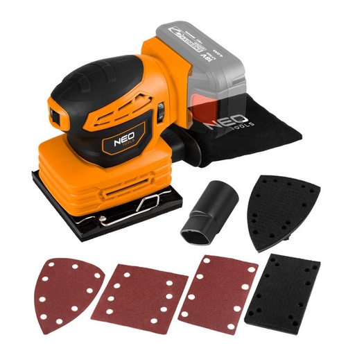 [PTG295.00013] Battery-Compatible Orbital Sander, NEO TOOLS