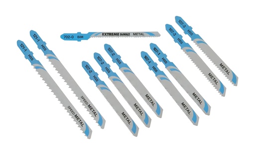[PTG421.00016] DEWALT Extreme HSS Jigsaw Blade (Metal) Set, 10 Pack, DT2292-QZ