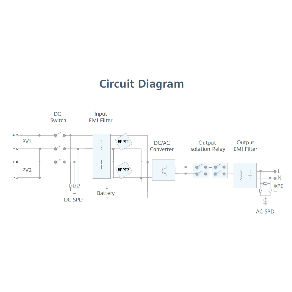 HUAWEI, SUN2000L-4.6KTL, 4600W, Single Phase Inverter