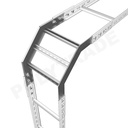Vertical 90deg Outside Bend of Cable Ladder (Stable), HDG