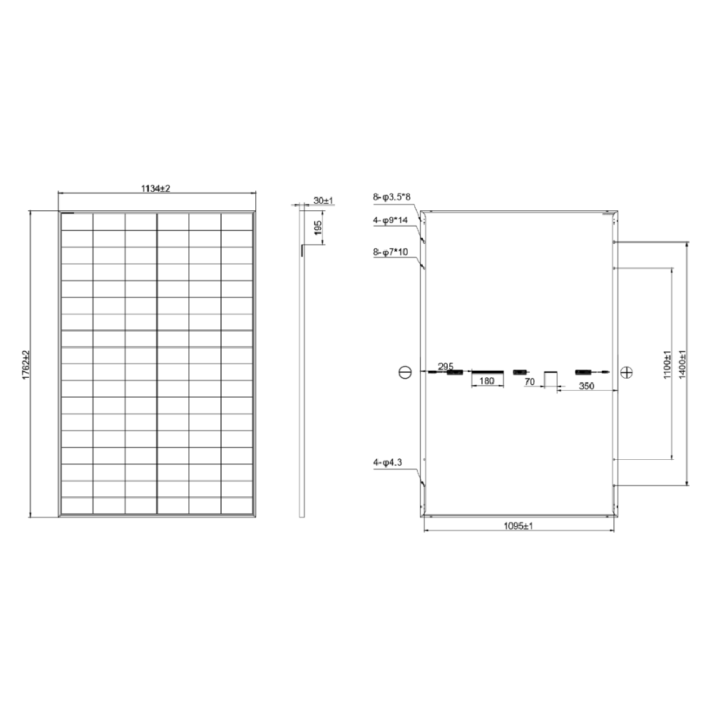 AIKO SOLAR, NEOSTAR 3P54 AIKO-A490-MCE54Mw, Standard Monofacial N-Type ABC 490Wp Solar Panel